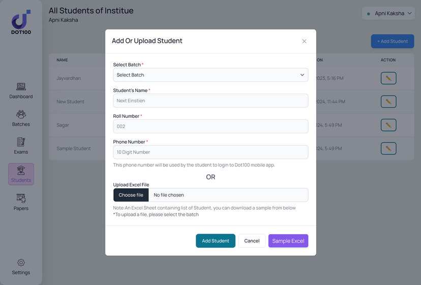 2 image of Institute Dashboard