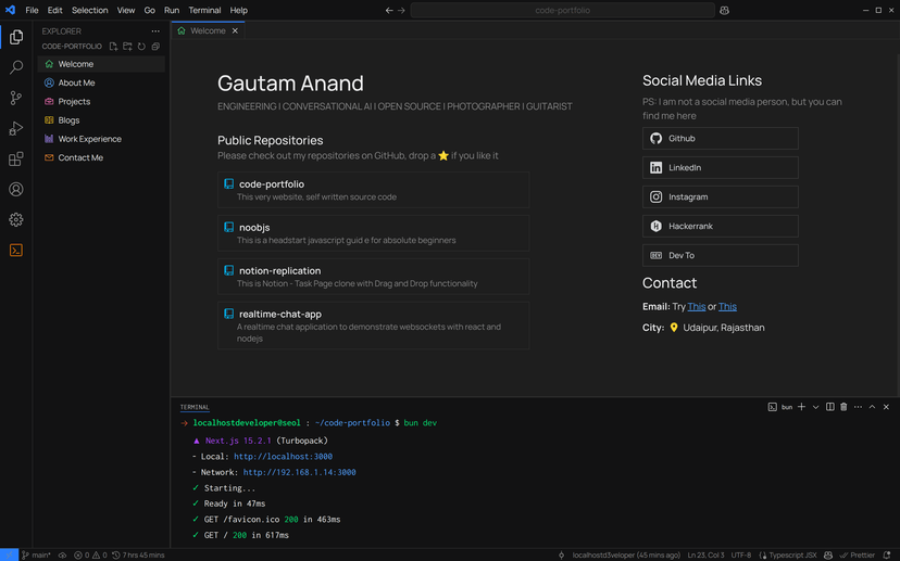 0 image of Code Portfolio