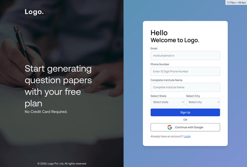 0 image of Question Paper Generator
